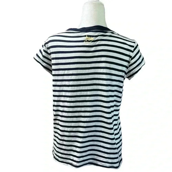 CAbi Aviation Tee 2022 - Blue White Striped Size S - Picture 4 of 9